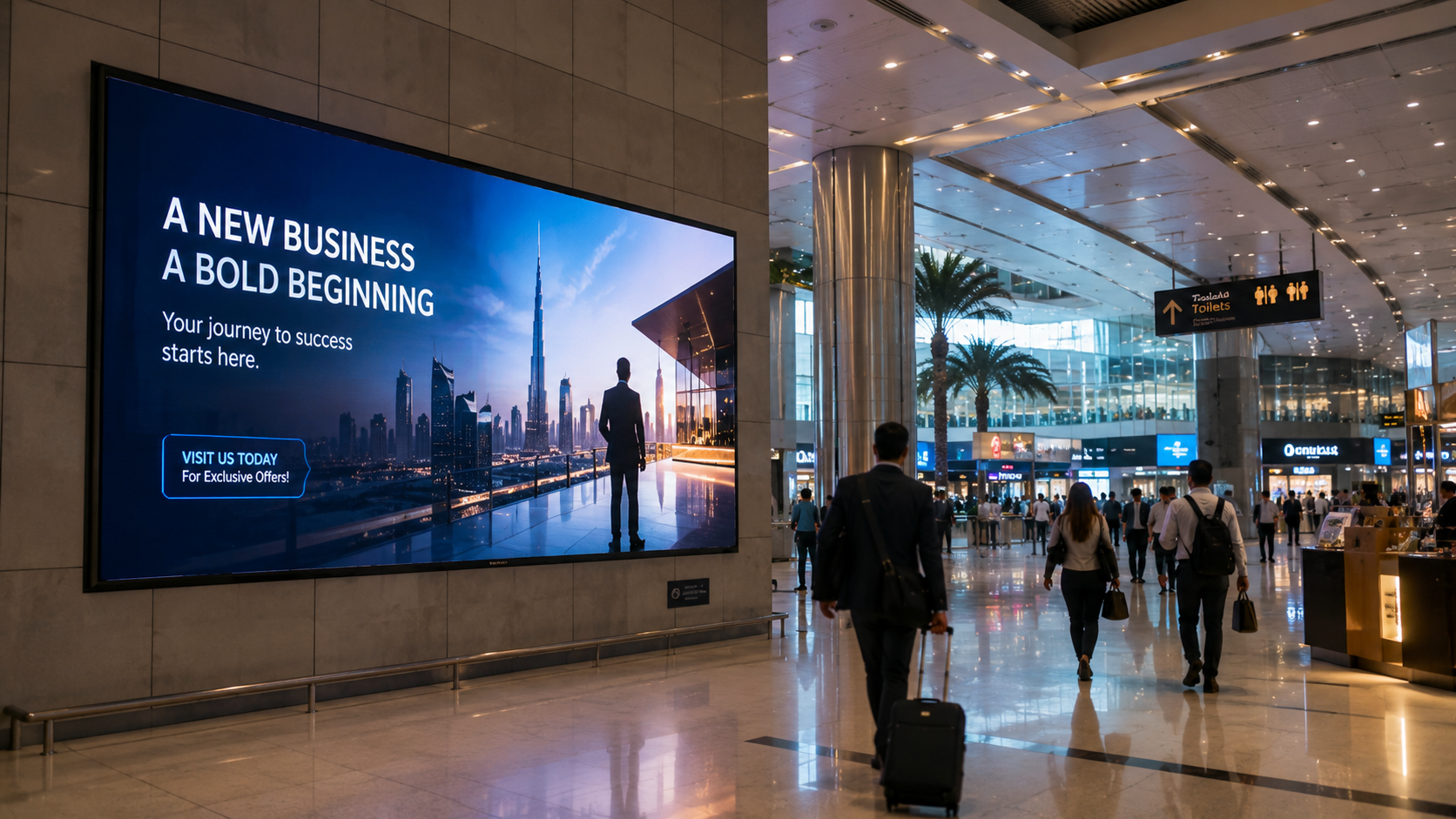 Indoor Screen Advertising Dubai